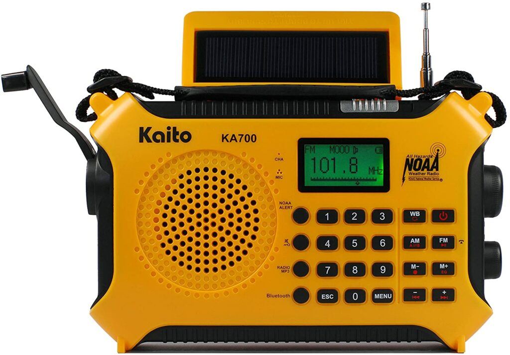 Best Solar Powered Emergency Radios - Kaito KA700